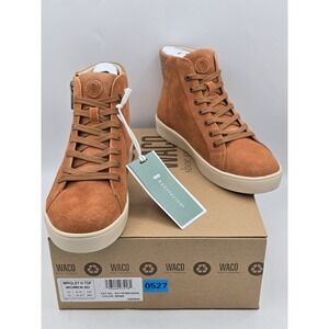 REVITALIGN Women's Wrigley Hi-top Sneaker, Size 9 D, Orthotics Brown - NIB